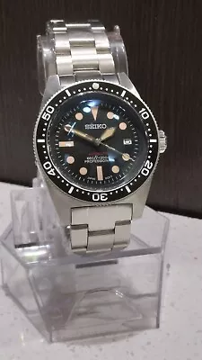 $255 • Buy Custom Mod Seiko Sword Hands Auto NH35 Sapphire Bow Crystal 200 Meter Dive Watch