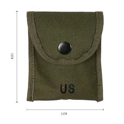 M1956 Pouch Bag Retro Ww2 Us Army Tool Tactical Compass Molle Pack Olive Colour • $9.99