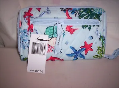 Vera Bradley Turnlock Wallet 24887-T92 Anchors Aweigh • $40