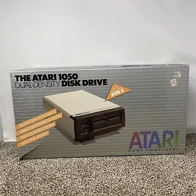 Atari 1050 5.25  Floppy Disk Drive Tested/Working (w/Power & Data Cables) In Box • $220