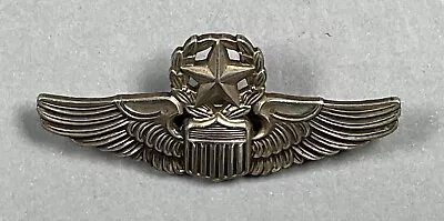 WW II US Army Air Force Command Pilot Wing Pin Back 2” • $9.99