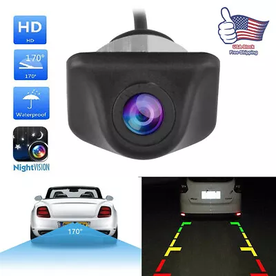 Waterproof HD Wide Angle License Plate Car Rear View Backup Camera Night Vision • $13.99