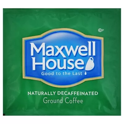 Maxwell House Filter Pack Decaffeinated Ground Coffee .7 Oz (Pack Of 100) • $97.64