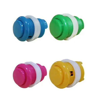 Arcade Game Strengthe Convexit Push Buttons 28mm / 24mm For JAMMA MAME • £4.80