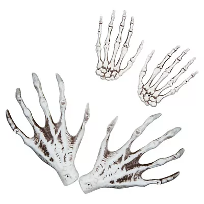 £12.02 • Buy 2 Pairs Skeleton Claws  Life Size Skeleton Hands Skeleton Figurines