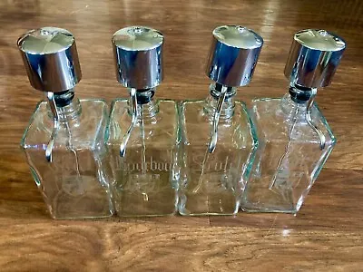 Ducks Unlimited Vtg Glass Liquor Pump Dispenser Decanter Set Rare • $400