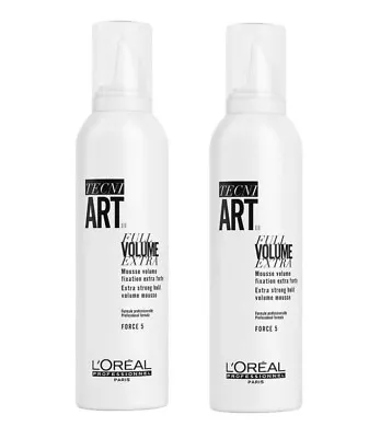 Loreal Professionnel Tecni Art Full Volume Extra Mousse 250ml Pack Of 2 • £28.90