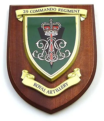29 Commando  Royal Artillery  Classic Made In Uk Regimental Veterans Mess Plaque • £21.99