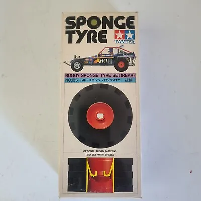 Tamiya 1/10 SUPER CHAMP Boxed Sponge Tires And Wheel Set (REAR) BRAND NEW • $95