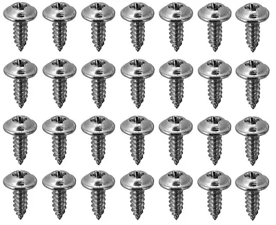 30 Chrome Trim/moulding Screws! For Old School Classic Vehicles - Car Pickup Etc • $8.95