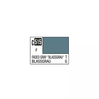 Mr. Hobby Mr. Colour - 515 - Faded Gray  Blassgrau  10ml Acrylic Model Paint • £1.99