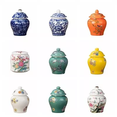 Chinese Style Tea Canister Ceramic Coffee Storage Organizer  Sugar • $28.56