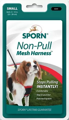 Sporn Non Pull Mesh Harness For Dogs Black • $10.68