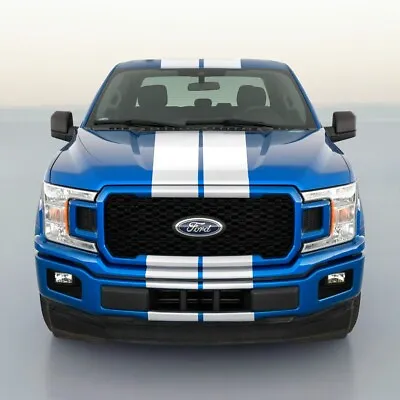 DUAL 8  VINYL RALLY STRIPES RACING STRIPE KIT + BONUS KIT For FORD F150 F-150 • $54.49