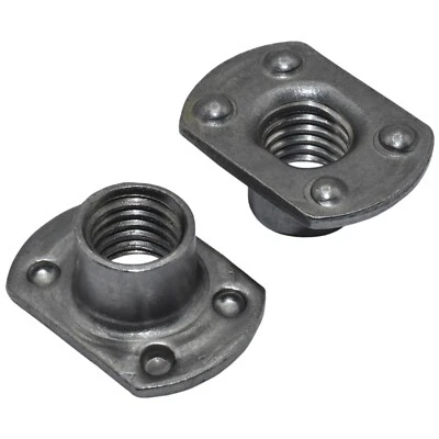 £3.14 • Buy Tee Spot Weld Nuts Carbon Steel Metric 2 & 4 Under Welded Pips T Style Slab Base