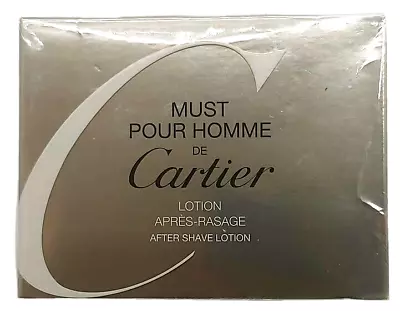 ❤️ MUST DE CARTIER POUR HOMMEafter Shave1.7oz/50mlSEALED☆☆☆☆☆! • $180