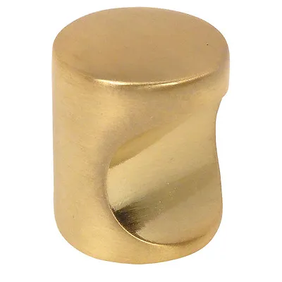 Cosmas Cabinet Hardware Brushed Brass Contemporary Finger Pull #3312BB • $1.68