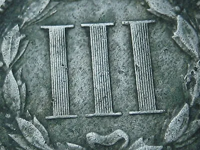 $12.39 • Buy 1869 Three 3 Cent Nickel- Fine Details
