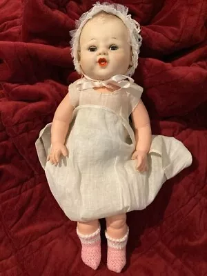 Vintage ~ 1950's ~ Arrow Rubber ~ Baby Doll ~ 16  ~ Sleep Eyes ~ 1 Piece Body Vg • $39.99