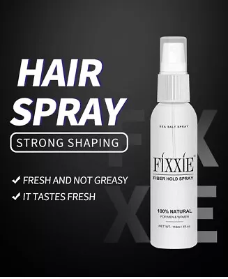 FIXXIE Hair Fibre Hold Spray Hair Building Fiber Strong Bond Men Women 118ml • £7.95