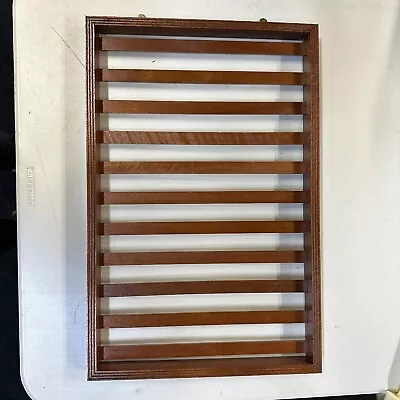 Wooden Slat Matchbook Cover Wall Mounted Display Rack In Gently Used Condition • $29.99