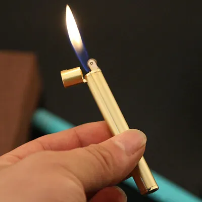 Mini Cigarette Lighter Jet Shaped Flame Refillable Butane Gas Cigar Lighter New • $10.99