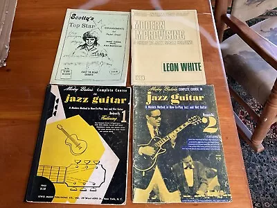 Mickey Baker’s Complete Course In Jazz Guitar Books  Lot Of 4 Jazz • $15