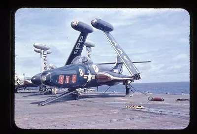 Original Period Slide Navy F2H-2P Banshee PP9 VC-61 Det.M USS Hornet 1954 • $29.95