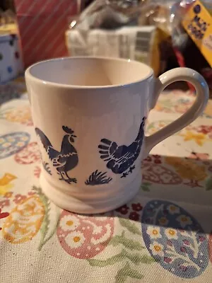 Brand New Beautiful Emma Bridgewater Blue Hen Half Pint Mug First 2018 • £14