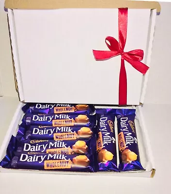 Cadburys Wholenut Chocolate Bar Gift Box Hamper Present Birthday Christmas • £14.99