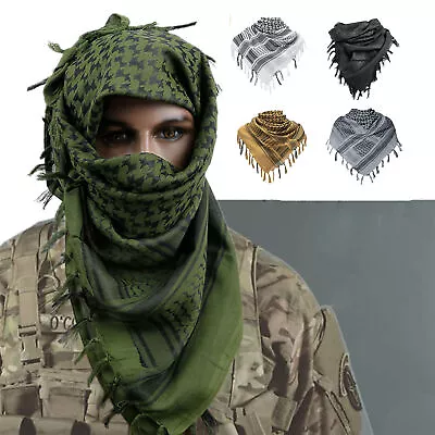 Shemagh Military Army Cotton Heavyweight Arab Tactical Desert Scarf Fast USA • $7.99