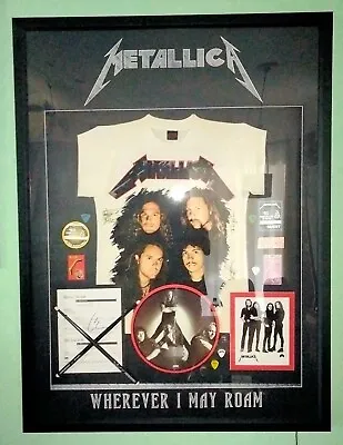 Metallica Autographed Signed  1 Of A Kind  • $3500