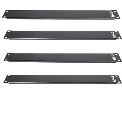 4 Prox 1 Space Rack Panels Solid Black For Rack Case  19  Wide • $59.99