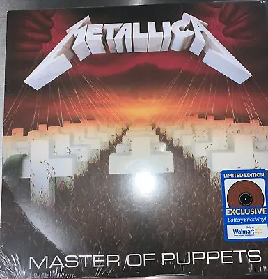 Metallica - Master Of Puppets Battery Brick Red Colored Vinyl LP (New/Sealed)  • $29.99