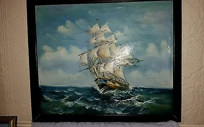 Galleon / Ship Maritime   Oil Painting  • £90