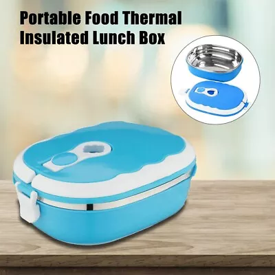 Kids Adult Food Warmer Thermo School Picnic Lunch Box Insulated Food Container • $24.73