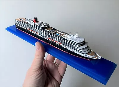 1:1250 Scale QUEEN ELIZABETH Cruise Ship MODEL Cunard Ocean Liner By SCHERBAK  • £749.50