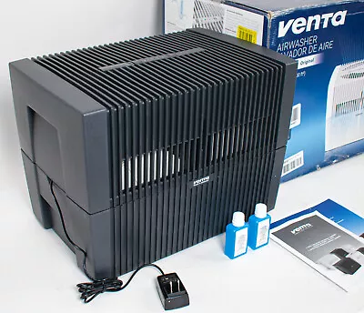 (READ) VENTA LW45 Airwasher Original Humidifier Black 600 Ft² MADE IN GERMANY • $290