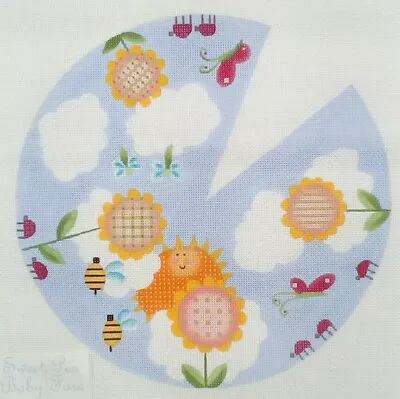 $101.99 • Buy  Melissa Shirley HP Needlepoint NURSERY MOBILE Top 600 Sweet Pea Baby 12 D 13m