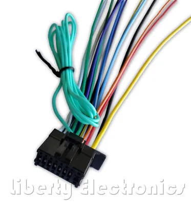 New 16 Pin AUTO Stereo WIRE HARNESS PLUG For KENWOOD DDX25BT Double DIN Stereo • $30.97