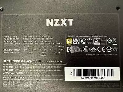 NZXT C750 80 Plus Gold Power Supply (Small Model) • $34.99