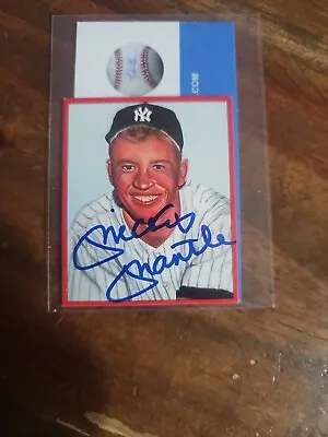 Mickey Mantle Mini Card Auto *Authentic* • $500