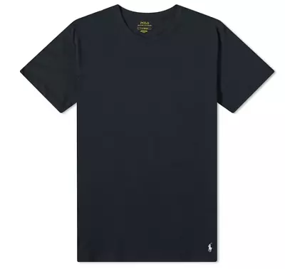Ralph Lauren Polo Cotton Crew Neck 3 Pack Black T-Shirt -  Men’s M - BNWT • £40