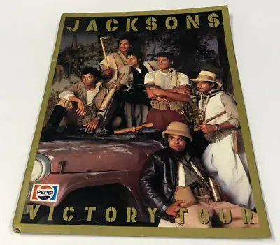 Vintage Michael Jackson The Jacksons Original Victory Tour Book Program #2 • $23.96