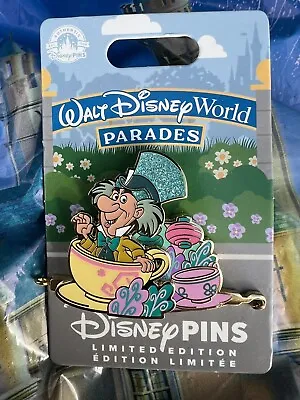 Disney Parks Mad Hatter Walt Disney World Parades 2024 Limited Edition 3000 Pin • $26.90