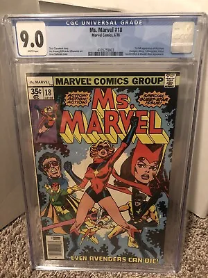 Ms. Marvel 18 CGC 9.0 1st Full Appearance Of Mystique! Key Issue! • $199.99