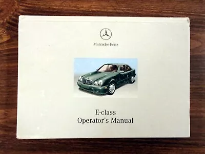 Operator's Manual E-class MERCEDES-BENZ USA Edition A 2000 Printed In Germany • $7.50