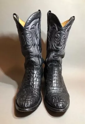 Corral Brand - Cayman Cowboy Boots - Black - US Men's 9 EE - Pre-owned Condition • $150