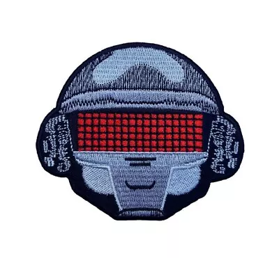 Daft Punk Helmet Patch (3 Inch) Iron-on Badge Music Homework Robot Gift Patches • £4.79