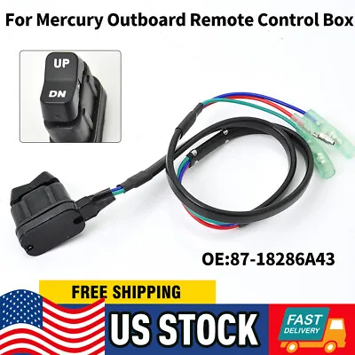 Remote Control Tilt Trim Switch For Mercury 87-18286A43 87-16991A1 87-18286A2 • $14.94